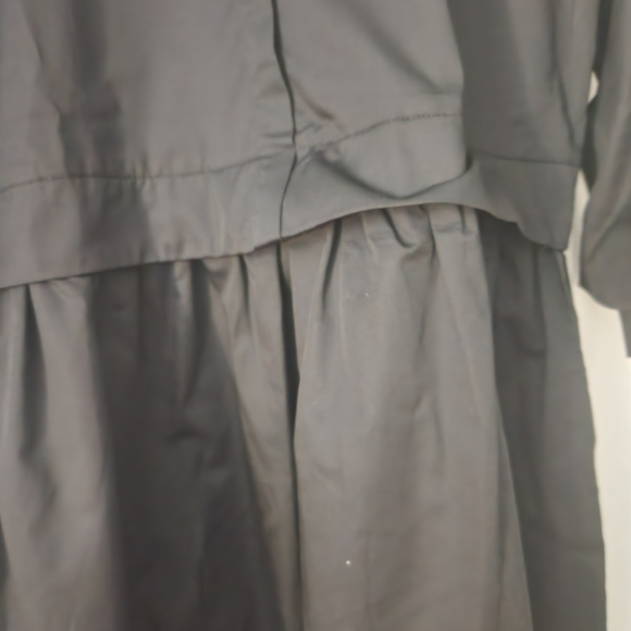 English Factory Black Dress Elbow-Length Puffed Sleeves Size M, Parties/Daywear - Picture 5 of 11